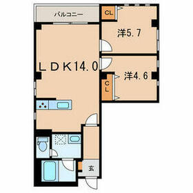 (仮称)墨田区亀沢3丁目計画の間取り