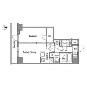ザ・レジデンス神楽坂Ⅰの間取り