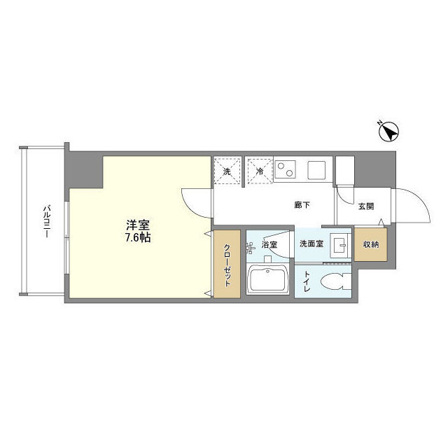 ウェルスクエア中目黒の間取り