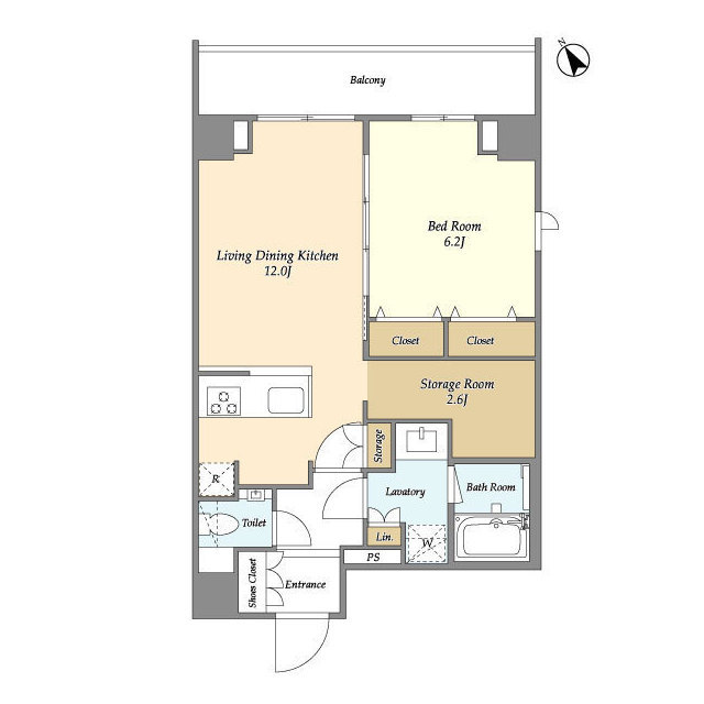 CASSIA押上桜橋の間取り
