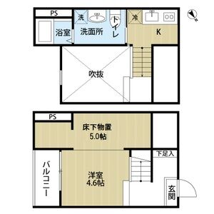 クレアーレ　想(クレアーレソウ)・102号室の間取り