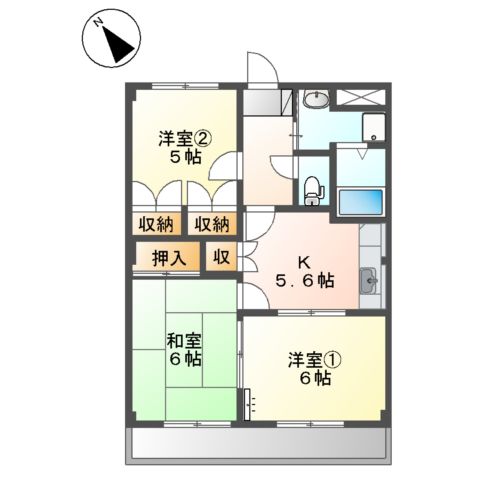 エトワール横割の間取り