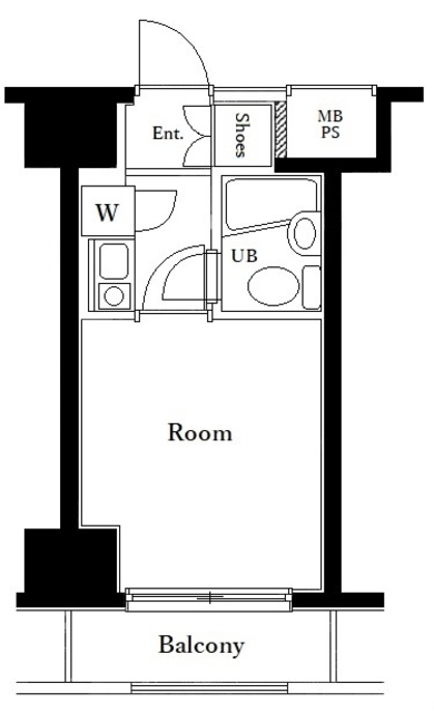 クリオ阪東橋壱番館の間取り