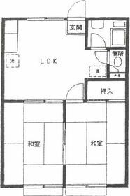 コーポTAMAの間取り