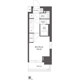 SS.FLAT北品川の間取り