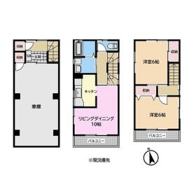 南前川戸建の間取り