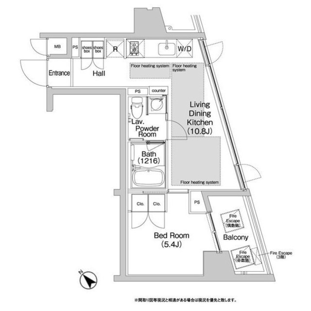 BPRレジデンス渋谷の間取り