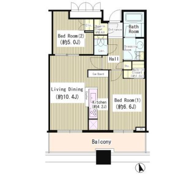 パークタワー目黒の間取り