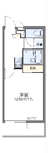 レオパレスわたうちの間取り