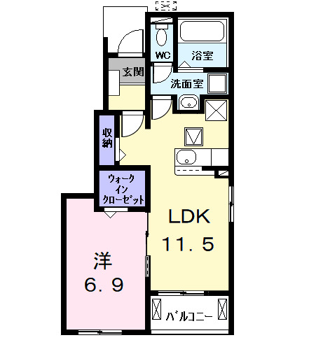 カーサ・セレーノの間取り