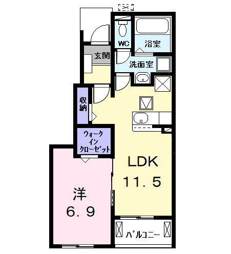 カーサ・セレーノの間取り