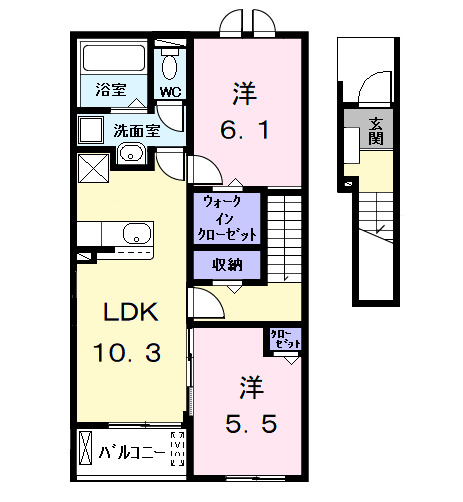 カーサ・セレーノの間取り