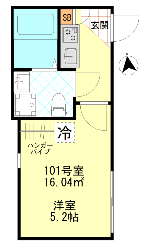 コンフォート東四ツ木の間取り