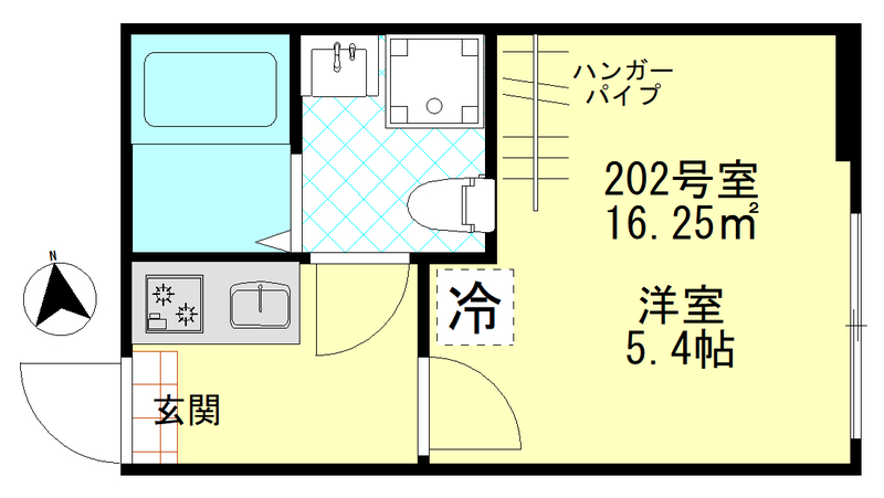 コンフォート東四ツ木の間取り