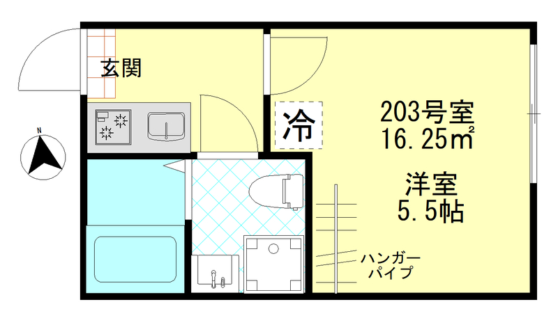 コンフォート東四ツ木の間取り