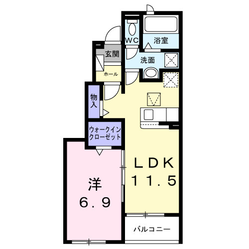 アンフィニの間取り