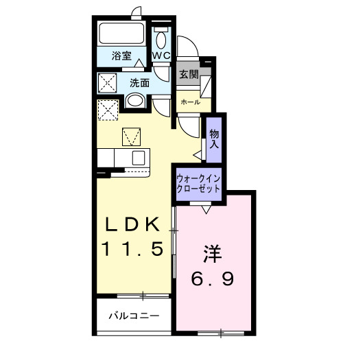 アンフィニの間取り