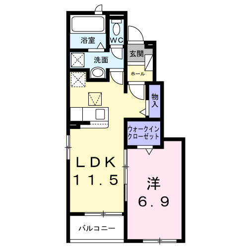 アンフィニの間取り