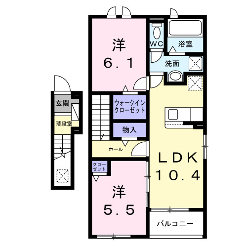アンフィニの間取り