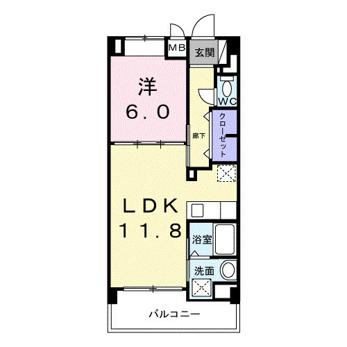 ローズ ラインの間取り