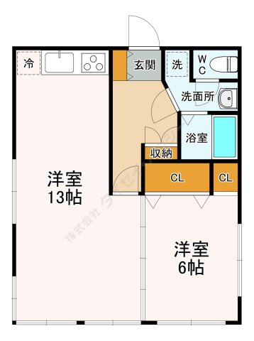 米山ビルの間取り