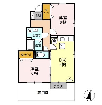 ロイヤルガーデン連取 A/B/C/D/Eの間取り