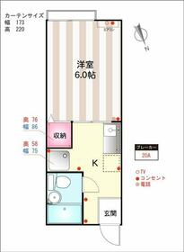 シティハイムメヌエットの間取り