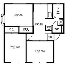 サンビレッジ静岡 D棟の間取り