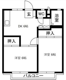 ハイムウエンディ B棟の間取り