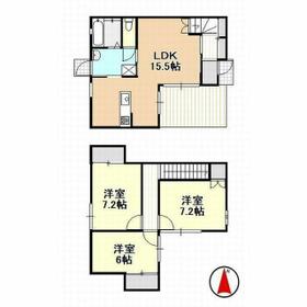 キャレブラン大蒲の間取り