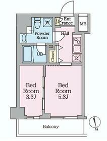 HY’s 桜橋 MIRAISの間取り