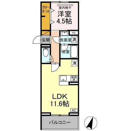 リシェスみのり台 A・B・C A棟の間取り