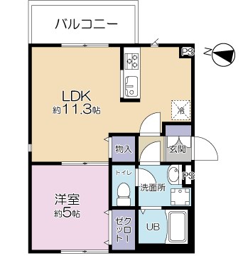 Grandeur Nishieifukuの間取り