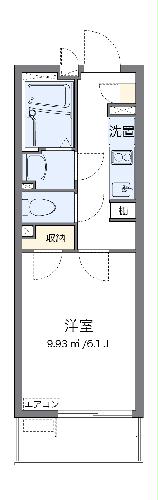 クレイノホワイトパレス23の間取り