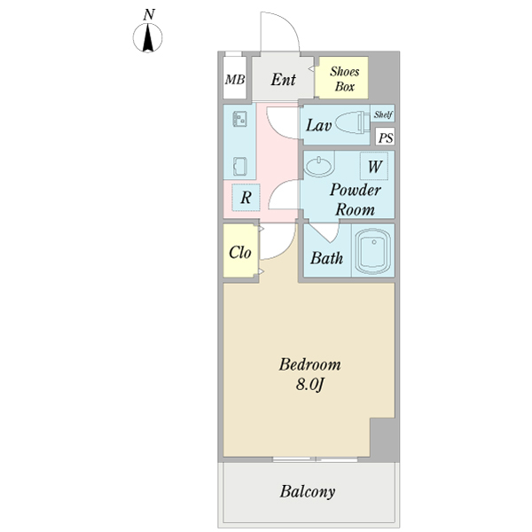 プレディアスタイル名古屋の間取り