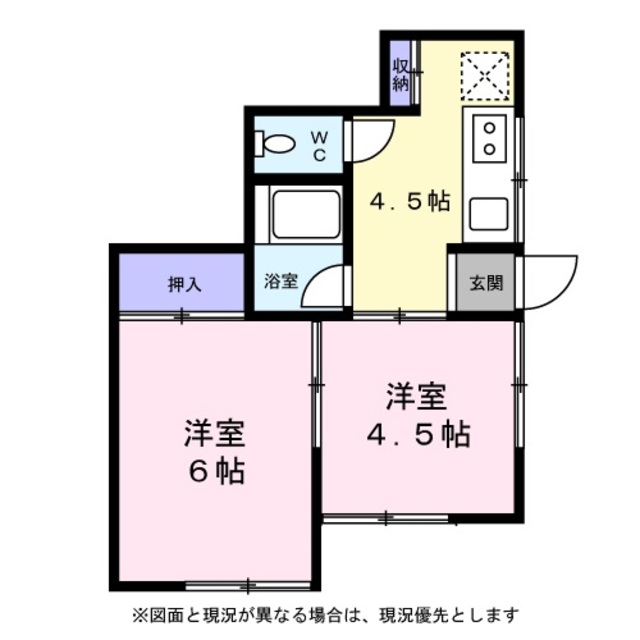 稲森荘の間取り