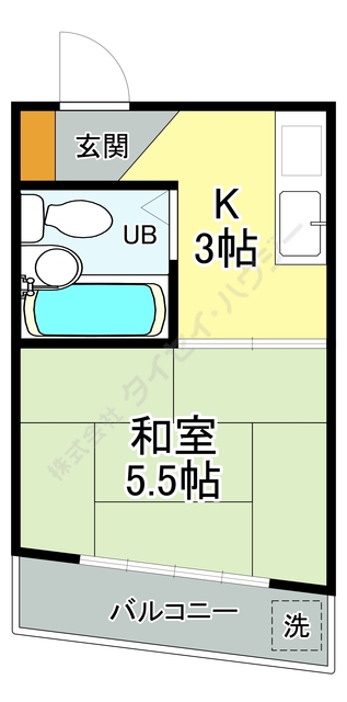富士見ビルの間取り