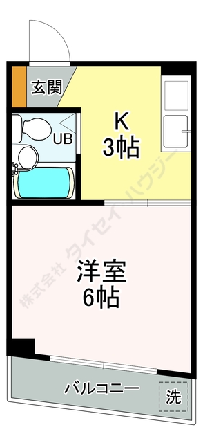 富士見ビルの間取り