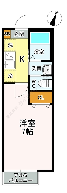 ジャルダン・ヴェールの間取り