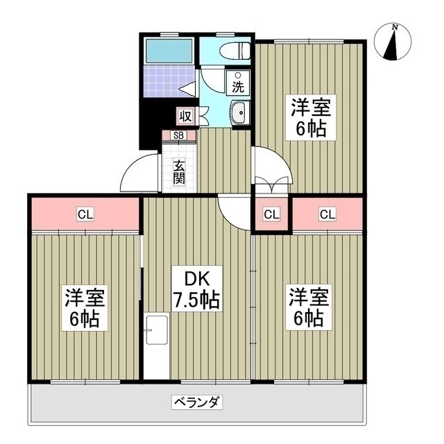 アーバニティー21の間取り