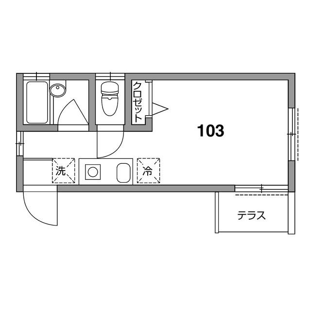 コリーヌ品川の間取り