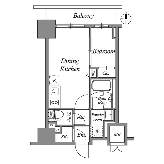 テラス押上・0906号室の間取り