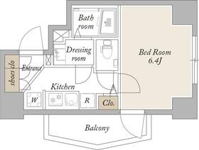 KDXレジデンス秋葉原Ⅱの間取り