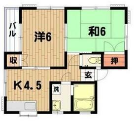 ハウスFの間取り