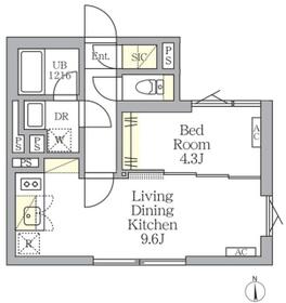 ＴＫＳ中野新橋・202号室の間取り
