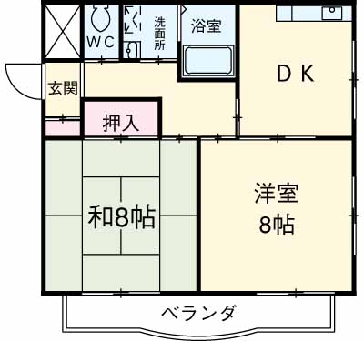 メゾンプチフォーレの間取り