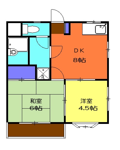 ハイツ広瀬の間取り