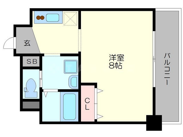 プランドール江戸堀レジデンスの間取り