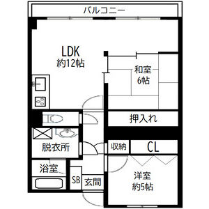 Mi piace吹田IIの間取り