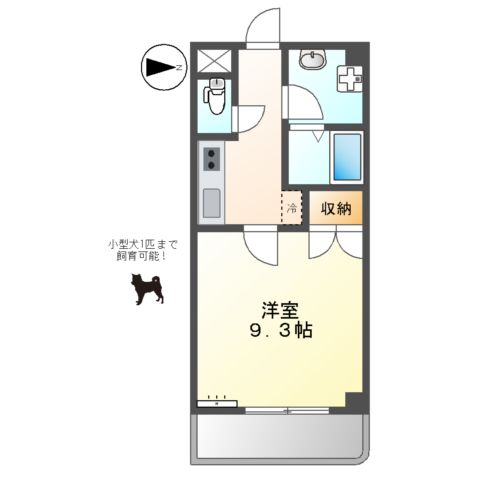 プレジール今福鶴見の間取り